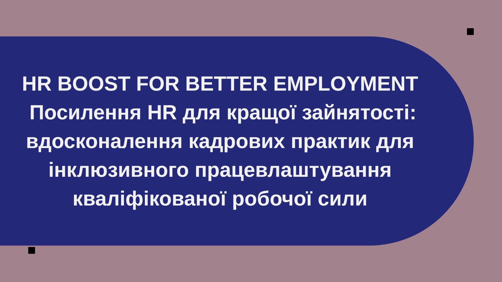 HR BOOST FORBETTER EMPLOYMENT